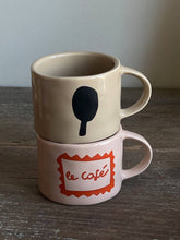 Ceramic Mug Le Café – Light Pink, 350ml – Ideal Mug for Coffee & Tea