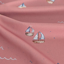 UV-Lycra Segelboote Rosé
