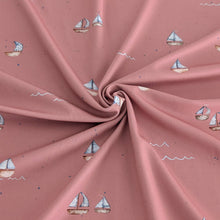 UV-Lycra Segelboote Rosé