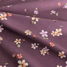 UV Lycra Streublumen tiefes Mauve