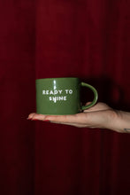 Tasse Keramik „Ready to shine“ grün